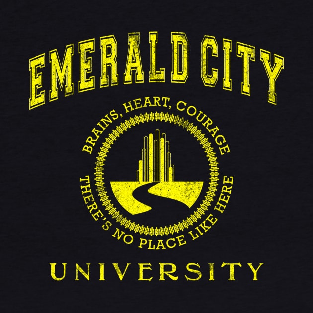Emerald City University (Yellow) | The Wizard Of Oz | Wicked The Musical by rydrew